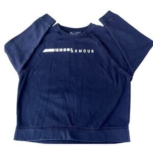 Under Armour Black crewneck pull over sweatshirt, women's M